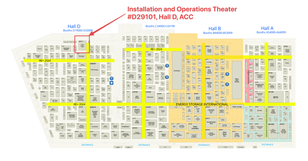 Tuesday Premiere Installation and Operations Theater Map