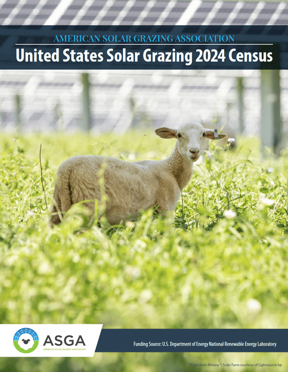 ASGA United States 2024 Solar Grazing Census Cover