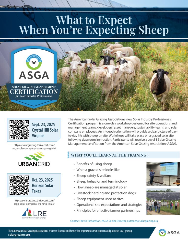 ASGA Certification SolarProfessionals FallFlyer
