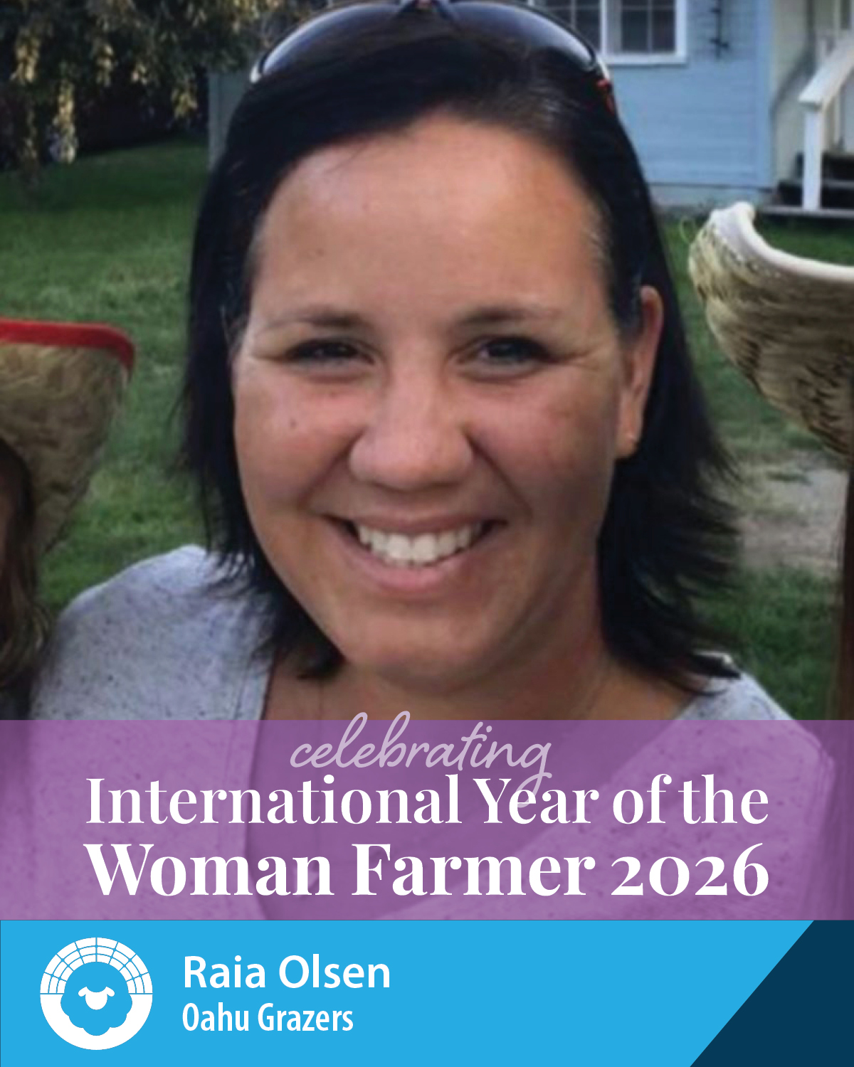 Raia Olsen, Oahu Grazers – International Year of the Woman Farmer 2026