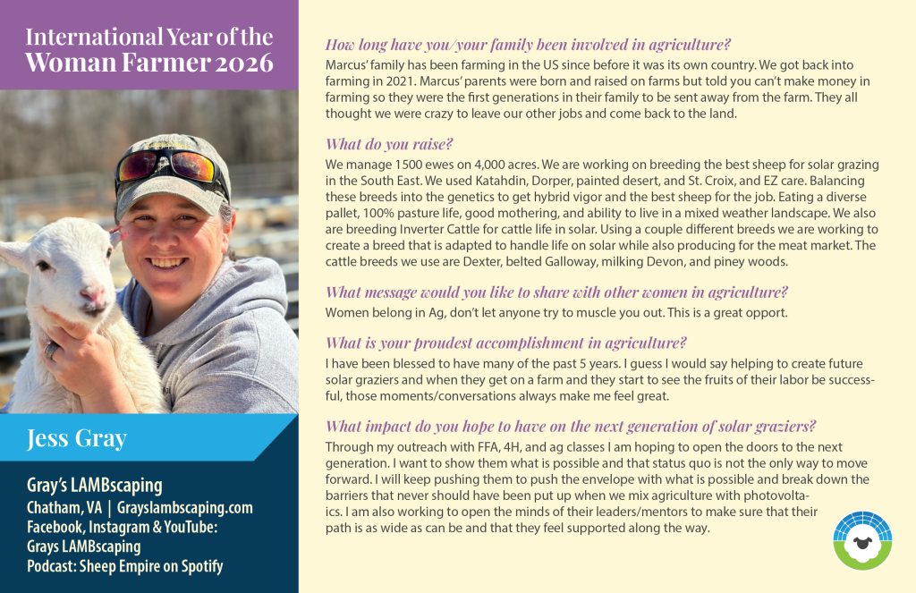 ASGA WomenFarmer profile Jess
