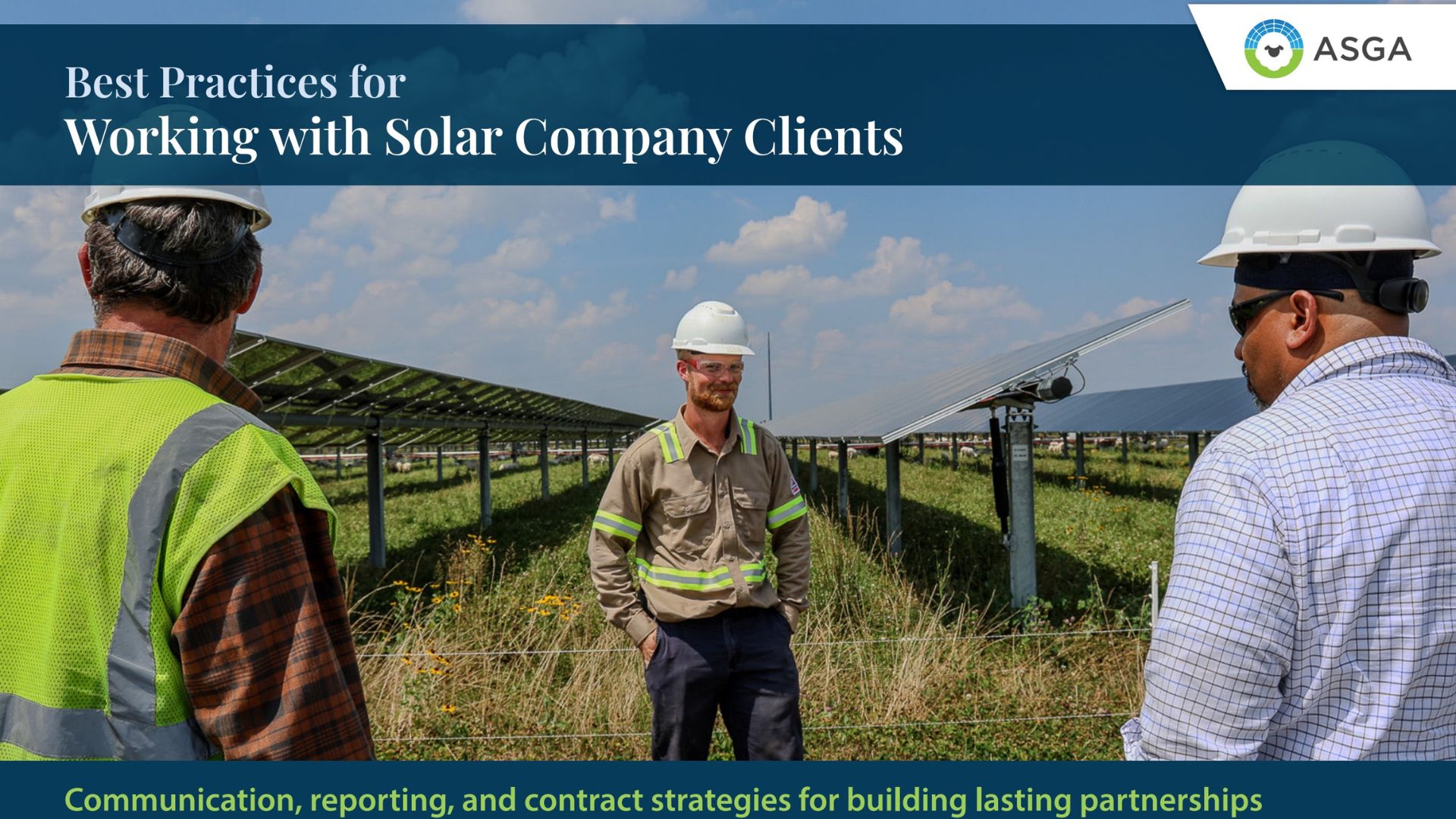 working with solar company clients